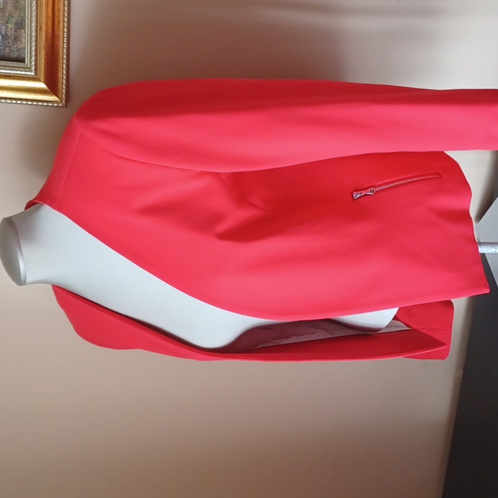 Contemporaine Orange red blazer Size M - Picture 3 of 10